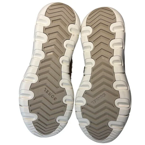 Sorel Explorer II Joan Cozy Winter Boots in Tan with Faux Shearling Upper Size 7 - Picture 8 of 8